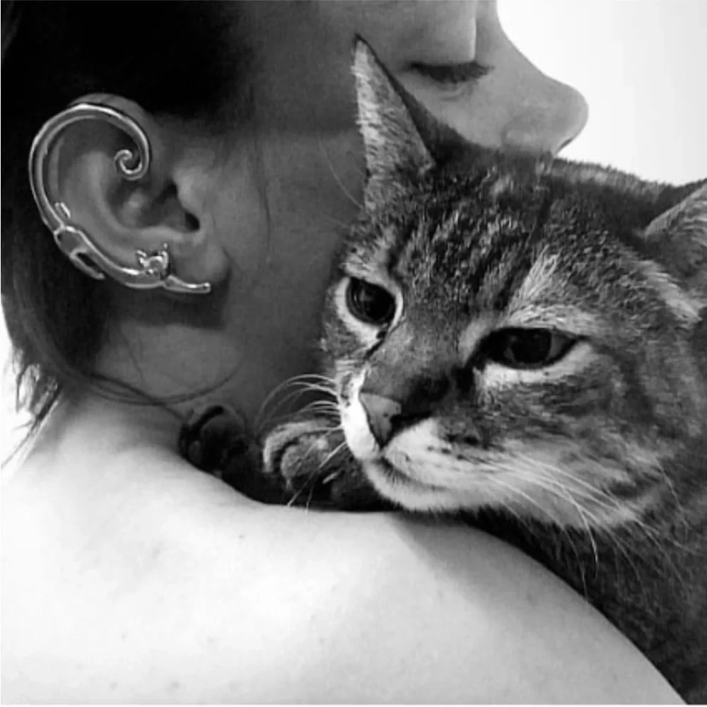 NEW "Puuurfect" Cat Wrap Earring - Picture 10 of 10